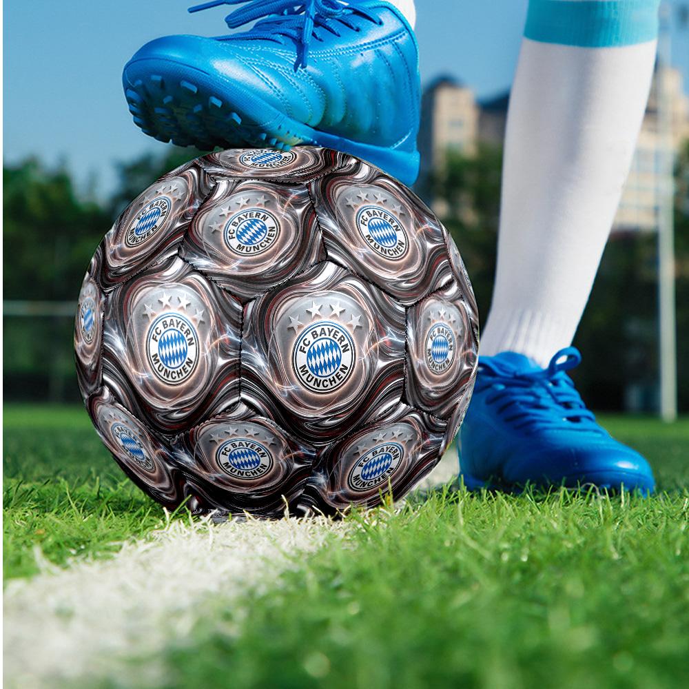 Bayern Munich Theme Soccer Ball Size 5 Soccer Ball Soft Touch Professional Training Football for Outdoor Sports