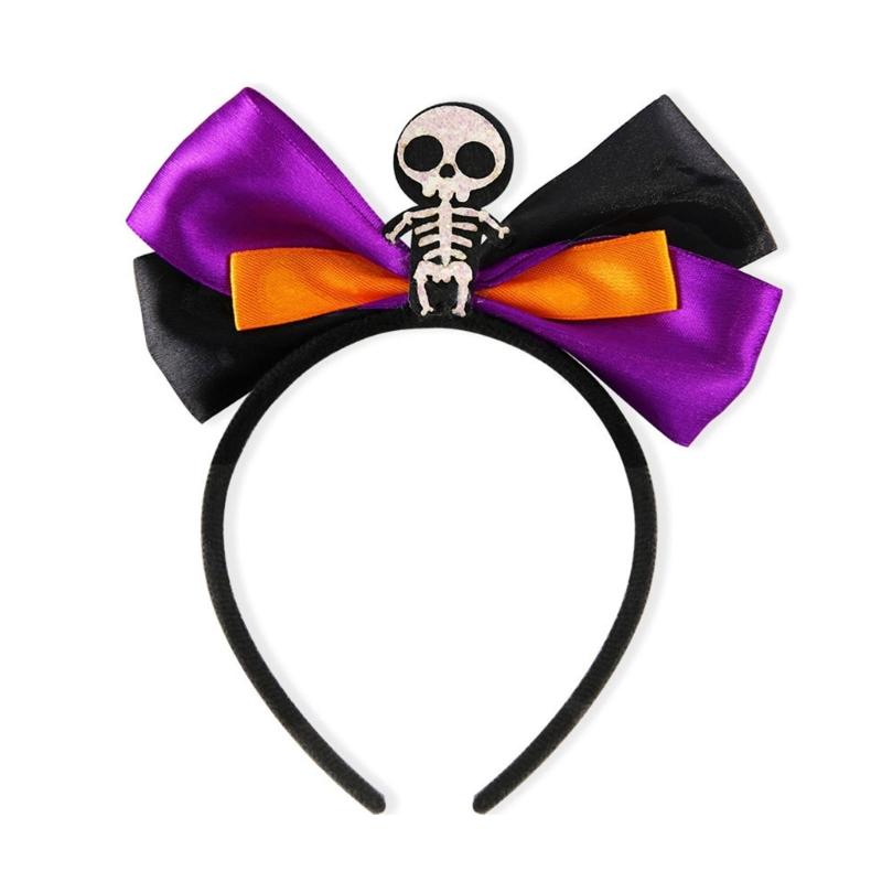 

Colorful Spooky Bowknot Shape Hairband Women Student Photography Hairband Spooky Bowknot Shape Washing Face Headbands