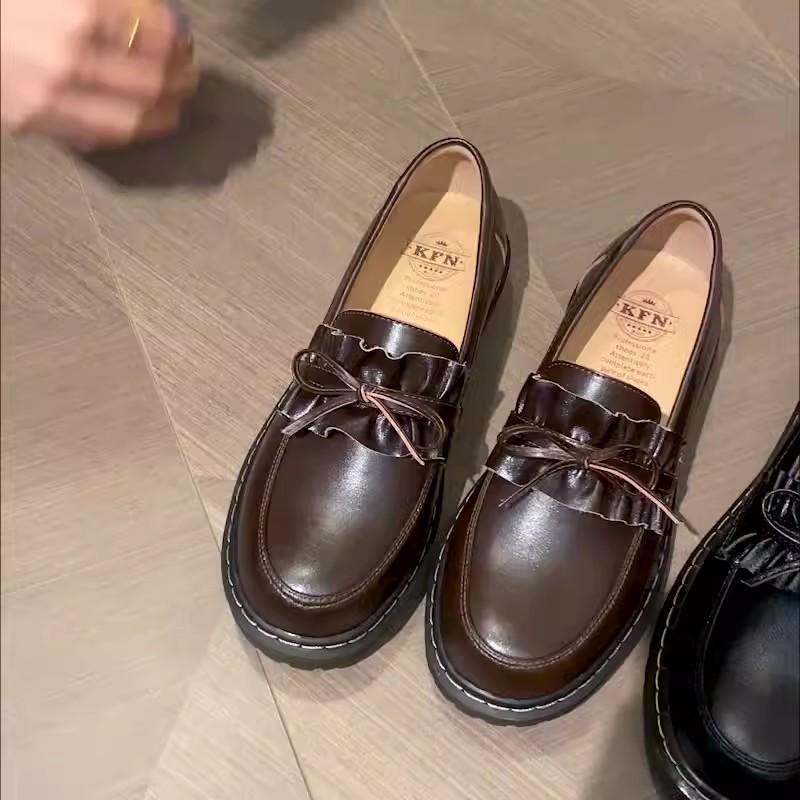 Módní dámské brogue boty dámské platformové oxfordky ploché boty britský styl vintage výřezy ploché ležérní dámské boty oxfordky retro