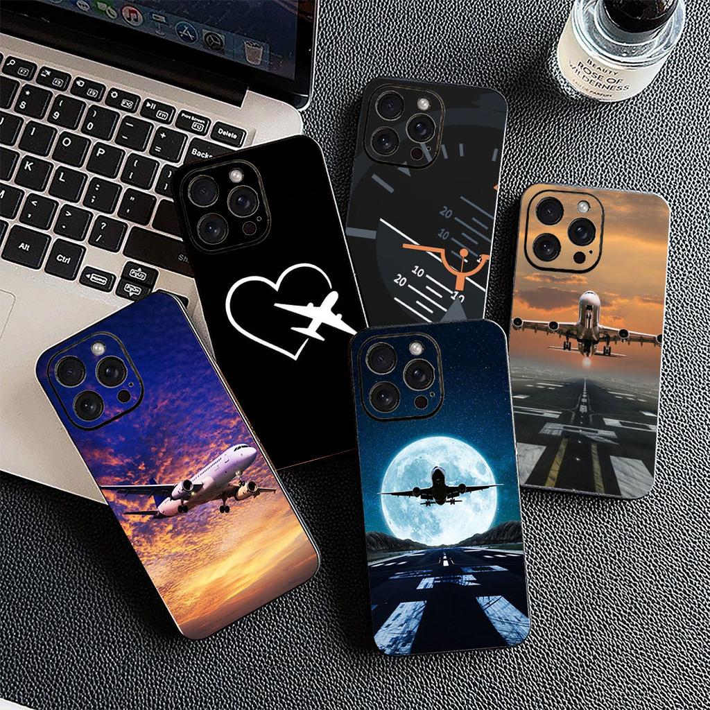 Cover for Xiaomi Redmi 15 15C A3 A4 A5 9A 9C NFC Note 9 8 9T 8T Pro Casing Phone Case Aircraft Travel Airplane Pilot Epaulette