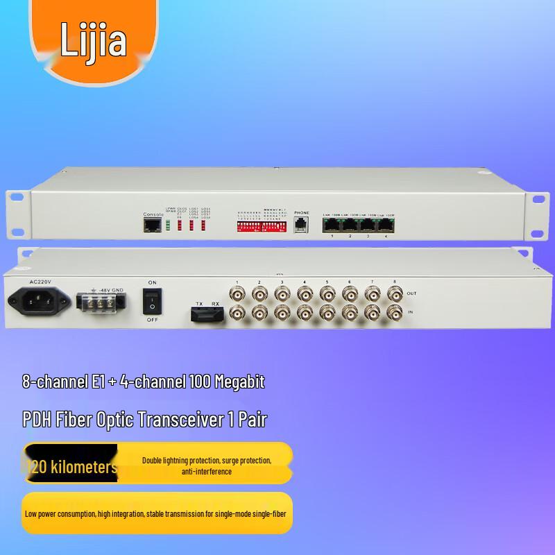 LIJIA PDH Optical Transceiver 8E1