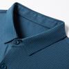 Autumn New Middle-aged Men's Long-sleeved Shirt Business Casual Dad Wear Stretch Seamless Plaid Shirt