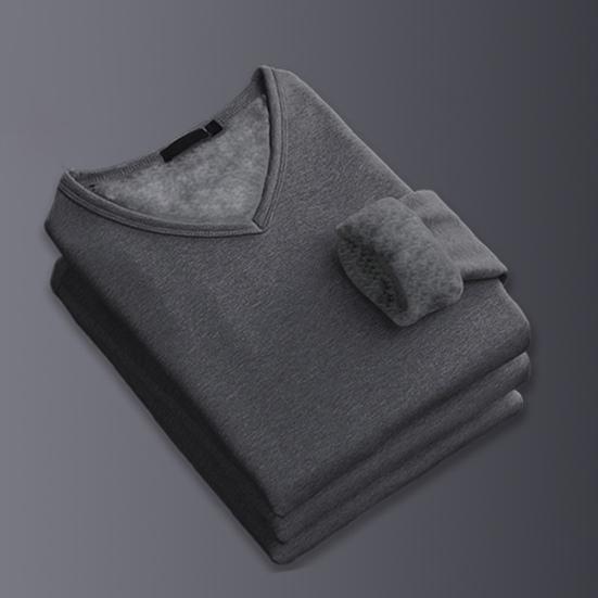 Pánské termotričko Podzim Zima Základní vrstva Tričko Fleecem podšité Pulovr s výstřihem do V