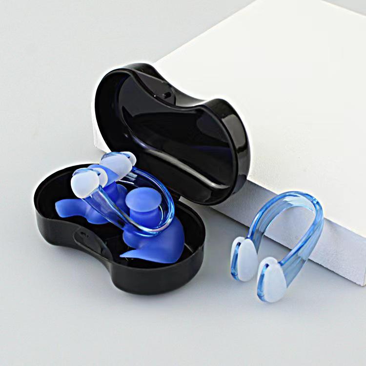Silikon Schwimm-Ohrstöpsel & Nasenklammern Set - Unisex Lärmreduzierende Schallisolierte Ohrstöpsel für das Training