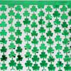 2m St Eyecatching Patricks Day Shamrock Rain Curtain For Irish Holiday Decor Party