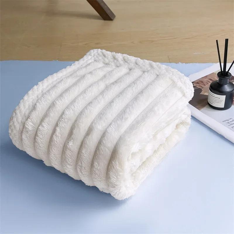 

2025 new solid color simple bath towel towel set blanket lunch break blanket small blanket washing towel holiday gift 1pc