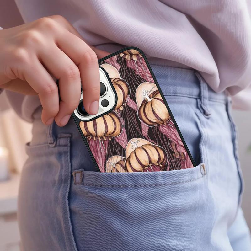 Magic Jellyfish Phone Case For iPhone 17 Air 15 16e 14 13 Pro Max Coque 12 11 Pro Max PLUS cover