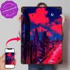 Outrun Dubai D Printed Texture Poster Personalized Wall Art Retro Metal Tin Signs for Home Decoration Gaming Bathroom Decor