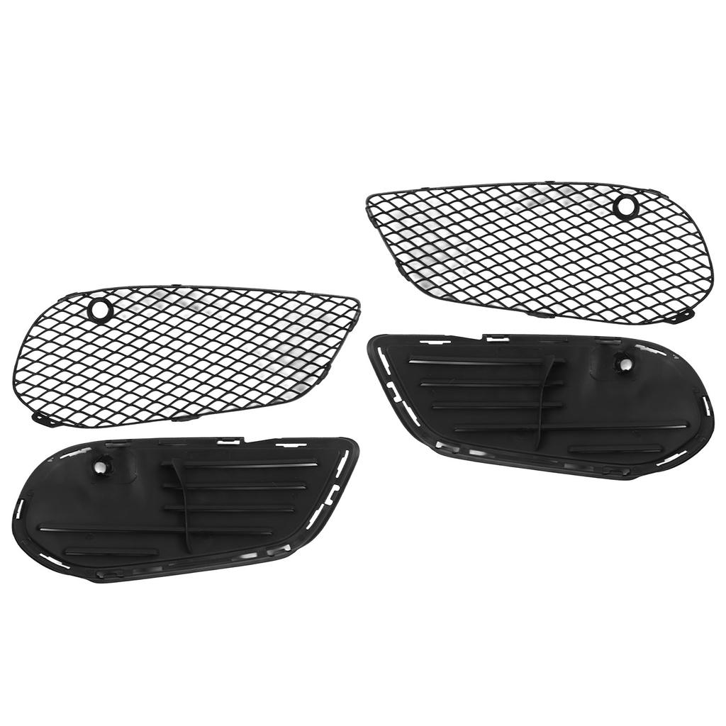 Set Copertura Griglia Inferiore Paraurti Anteriore per Nebbiogeni Adatto per Benz Classe C W205 C205 A205 Linea AMG C43 Pre-Facelift 2015-2018