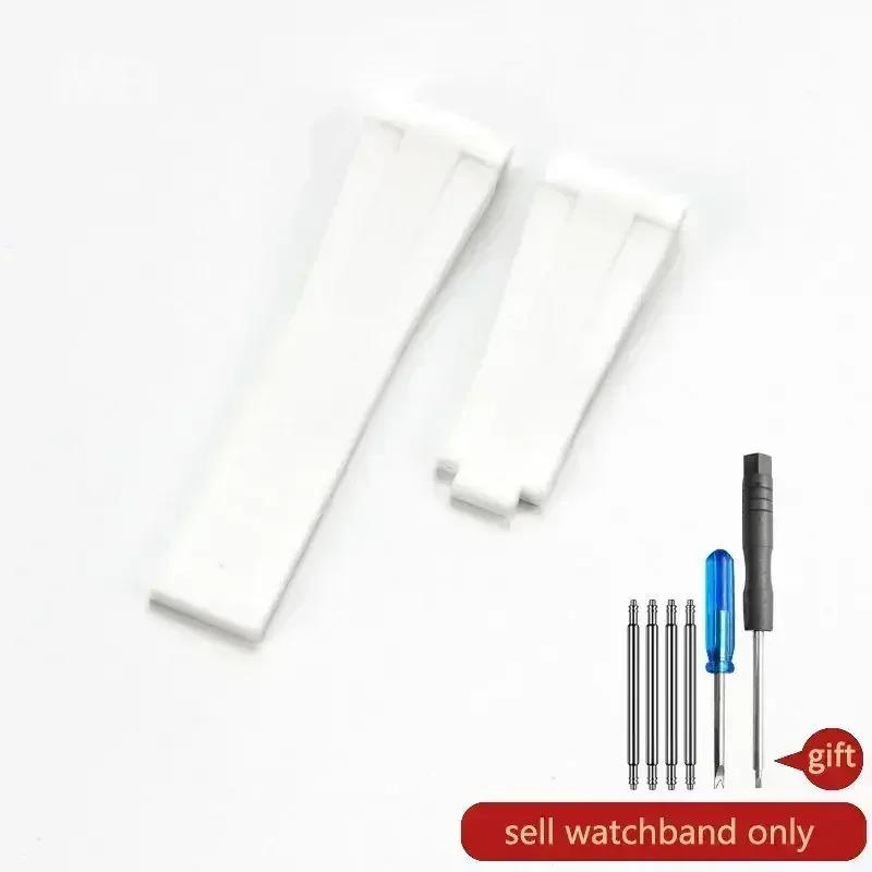 

Высококачественный силиконовый ремешок для часов цветного стиля: черный, зеленый, красный, синий, белый, с изогнутым креплением для Rolex Datejust, Submariner 20mm