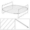 Fryer Rack Accessories, Replacement BBQ Rack Double Layer Rack Skewers Baking Tray for Fryer Accessories