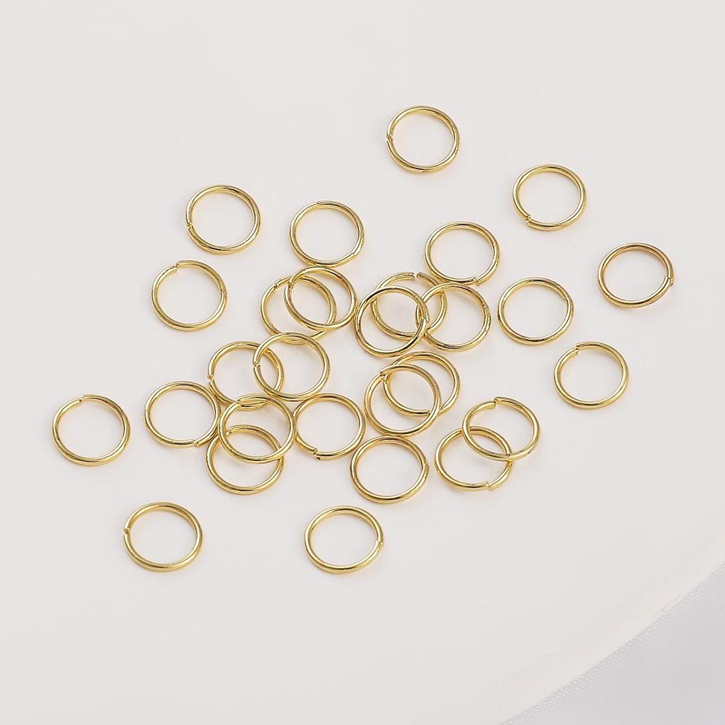 14/18K Gold-Filled Open Loop Connector for DIY Jewelry Making - Bracelet, Necklace, Pendant Accessories.