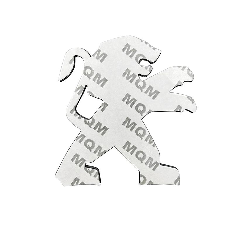 10.3x11cm Alloy Car Front Emblem Rear Trunk Badge Sticker for Peugeot 106 207 208 301 307 308 407 408 508 2008 3008 4008 5008