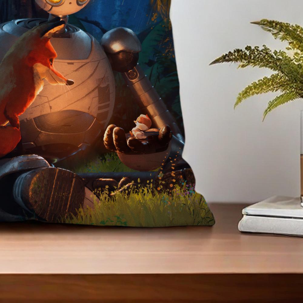 Film The W-Wild R-Robot Cute cushion For Bedroom Car Coffee Shop Room Soft and Living Room Sofa Decorative Pillow Cover Case