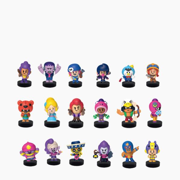 

Случайные штампованные фигурки Line Friends Broll Stars, 1P