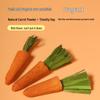 Small Animal Teeth Grinding Carrot Snacks - Hamster, Rabbit, Chinchilla Toy for Boredom Relief