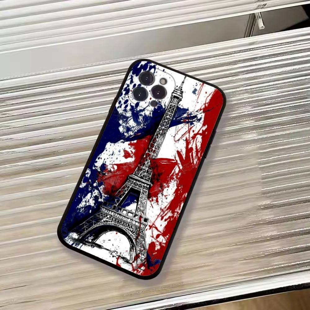 Football Competitions Cheer F-France Flag Phone Case For iPhone 17, 16,15,14,13,12,11 Plus,Pro Max, Others Soft Black Cover