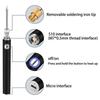 Portable Rechargeable Cordless USB Battery Soldering Iron Set with Tips