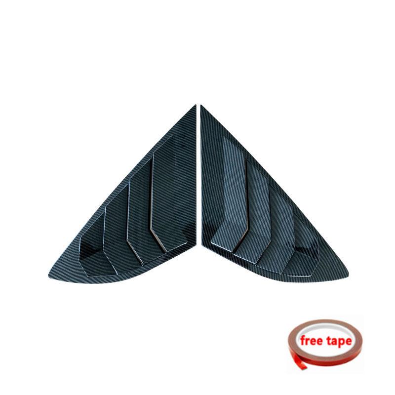 A Pair Rear Side Window Shutters For Ford Mondeo Fusion 2013 -  Side Window Protection Sticker Car Exterior Accessories