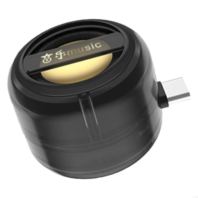 1XCB Portable Mini Speaker Universal Type C Mobile Phones Sound Box Plug in Smartphones Loudspeaker Sound Amplifier Subwoofer