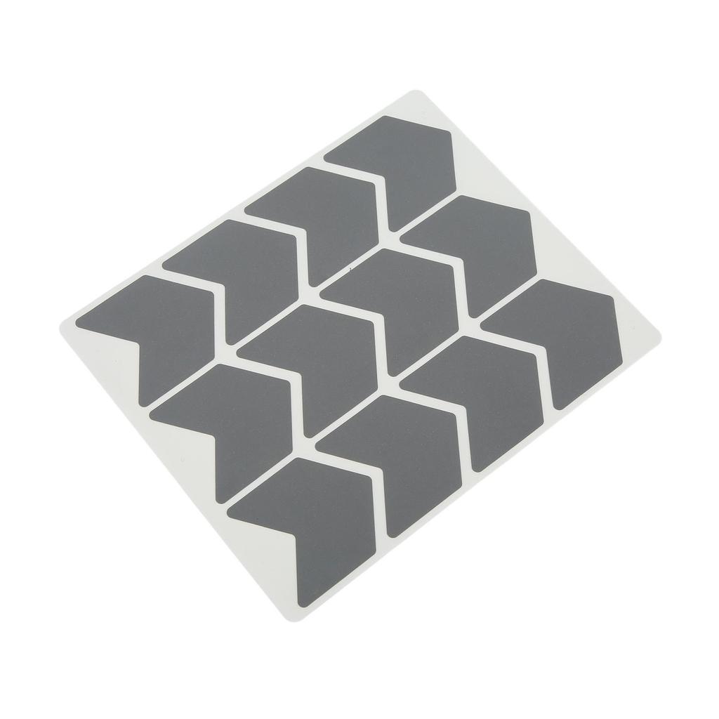 12 Stück Fahrrad Reflektierende Aufkleber Wasserdicht Einfach zu Installieren Sicherheits Radaufkleber für Straße