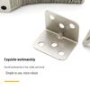 Left Steel 90° L-Shaped 6-Hole Angle Bracket for Cabinet Support