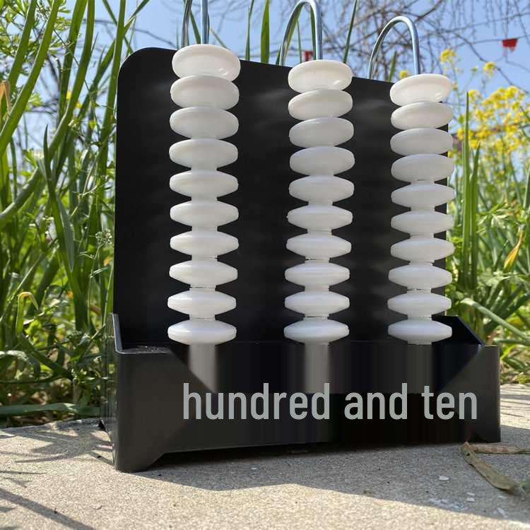 Большой счеты для начальной школы - Вертикальные десятирядные счеты 3, 5, 9-рядные, обучающее пособие