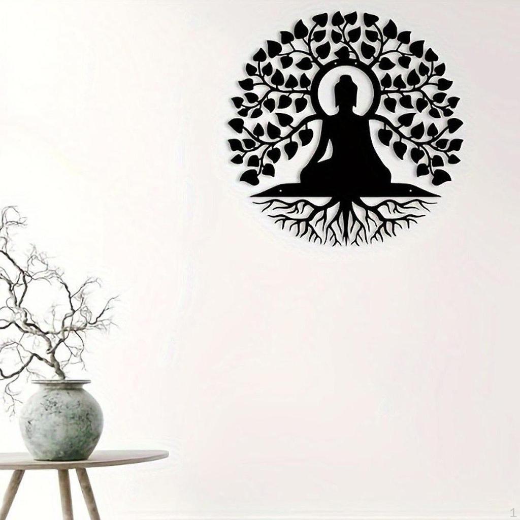 Buddha Tree Metal Art for Wall