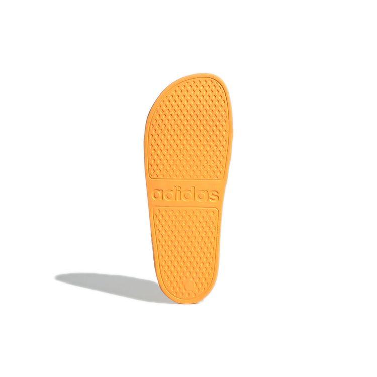Adidas Adilette Aqua Lightweight Comfortable EVA Rubber Sole Non-Slip Wear-Resistant Casual Slippers Unisex Slippers Yellow White GZ5233