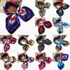 Faux Silk Square Satin Soft Kerchief Stewardess Scarf Bandana Neckerchief