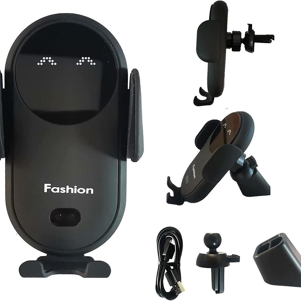 S11 Wireless Car Charger: Intelligent Infrared Phone Holder with Fast Charging.