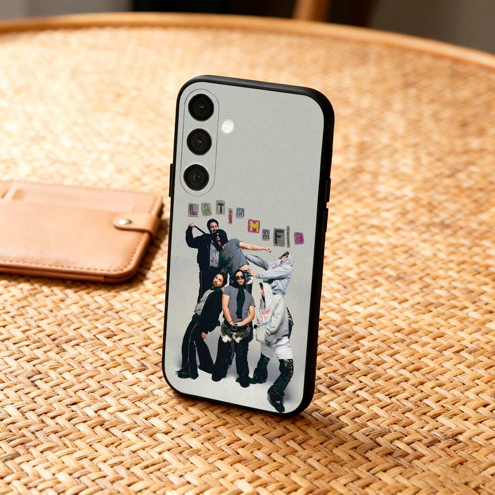 

EPC F-Flores-L-Latin M-Mafia Phone Case For Samsung A73,72,71,53,52,51,22,91,80, Soft Black Cover Samsung a71 5g