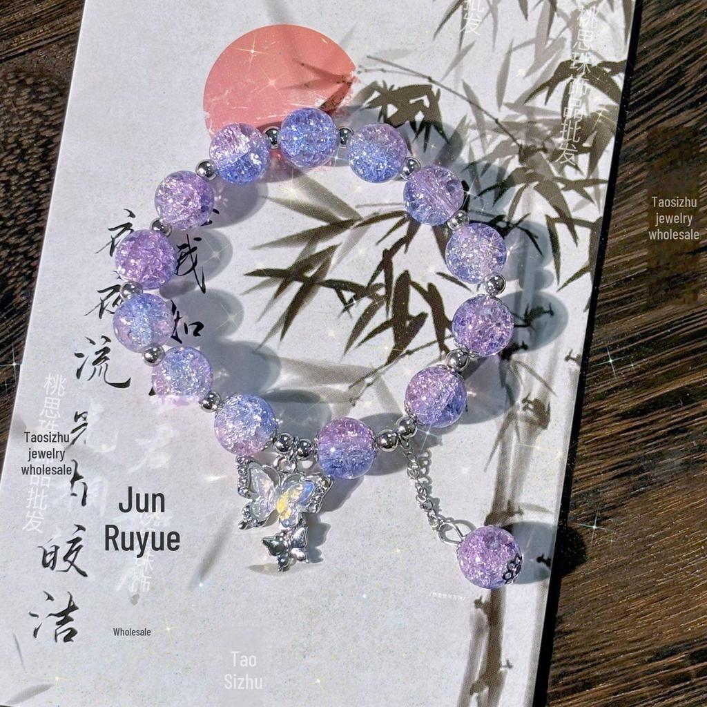 Pulseira de Atributos de Herói: Novo estilo Li Bai e Guan Yu design legal e doce