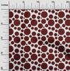 oneOone Tessuto Cotone Elasticizzato Stampato a Pois Tessuto Artigianale BTY Larghezza 40 Pollici