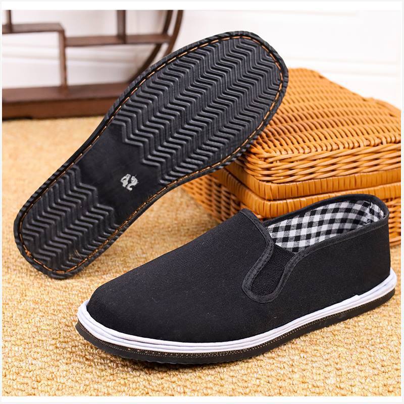 

Melaleuca bottom beef tendon military single 2025 cloth shoes cloth shoes low-top retail injection molding plastic online sole] black [Beijing old 35