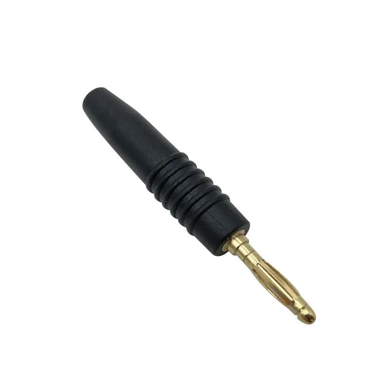 20Pcs 2mm Banana Plug Connector Banana Male Plugs Audio Speaker Wire Cable Connectors Red Black