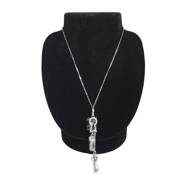 SWAROVSKI key motif top Necklace Not specified Silver unisex Used