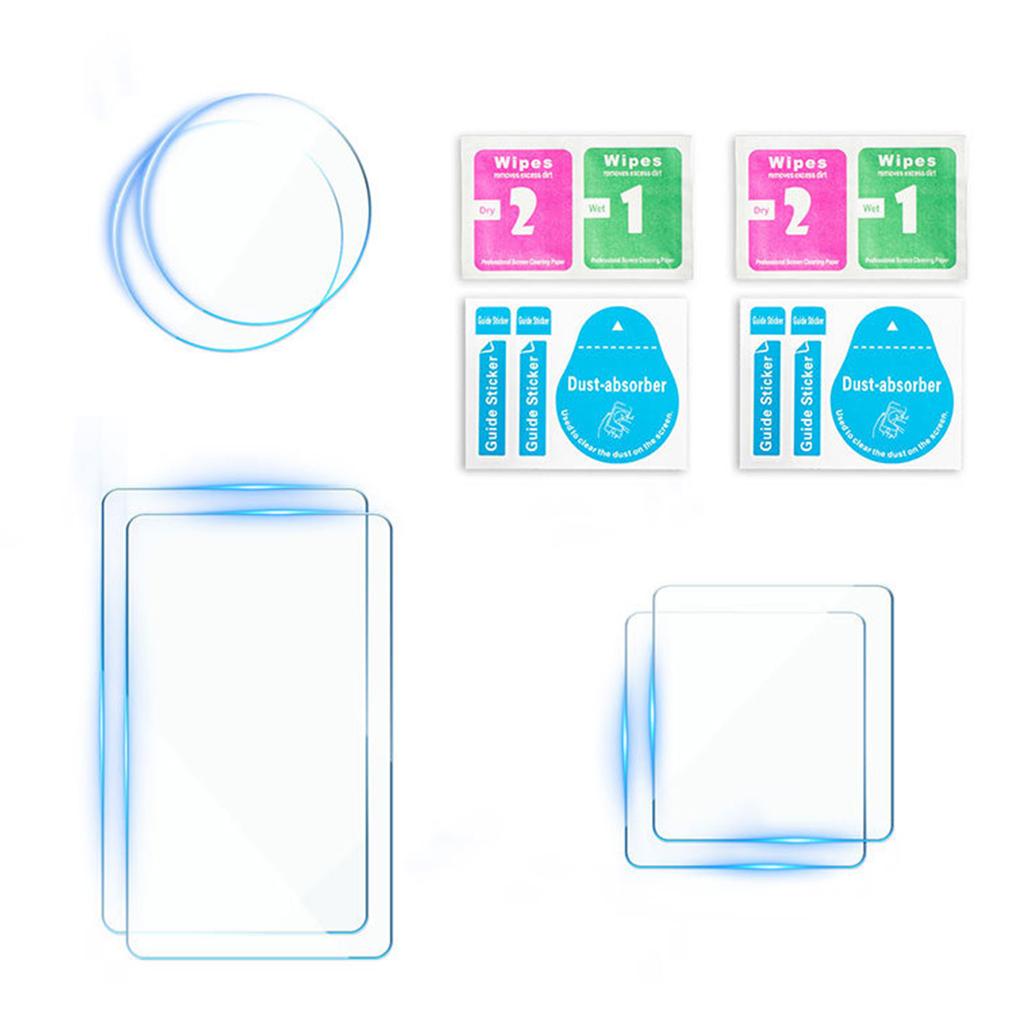 Protective Glass Film Kit for Action5 Action Camera Front and Rear Displays, Claritys, Anti Scratch Film
