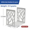 Metal Hollow Tree Bookend Lshaped Iron Desk Organizer For Kids And Students