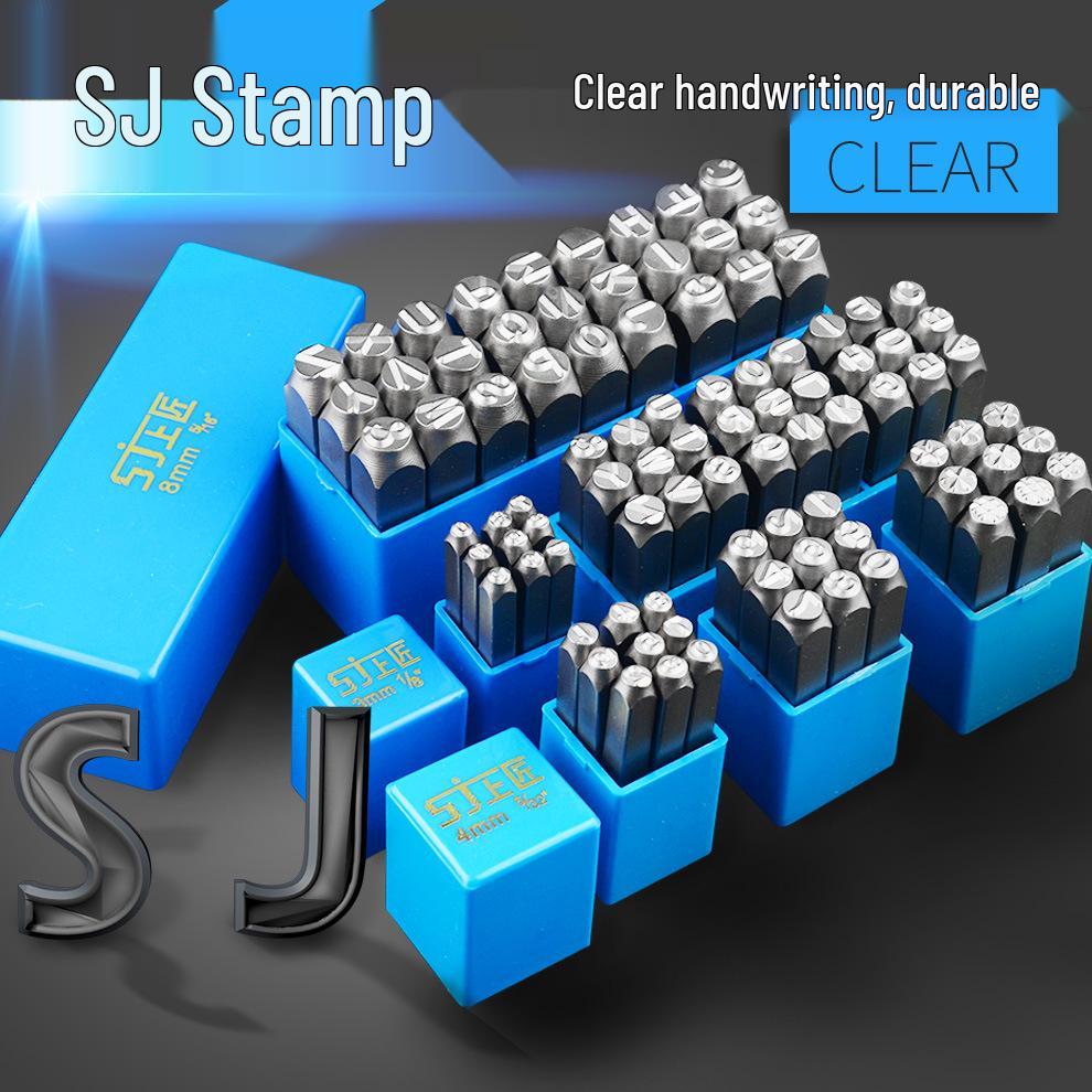 Master Craftsman Steel Stamp Set: Numbers, Letters & Symbols