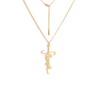Cazador Stainless Steel Jesus Cross Pendant Necklace for Women Faith Hope Strength Choker Necklace Jewelry Gifts 2026 Wholesale