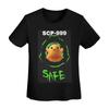 SCP 999 Il Mostro Solletico Maglietta Donna Manica Corta Magliette Girocollo Abbigliamento Cotone Estive Magliette Streetwear