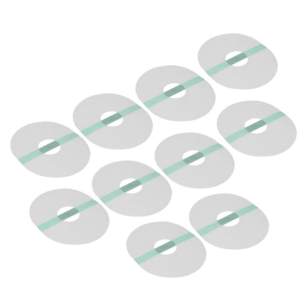 10 szt. Nakładek na sensory Owalny kształt Samoprzylepne Wodoodporne Oddychające Plastry na sensory do kąpieli chodzenia