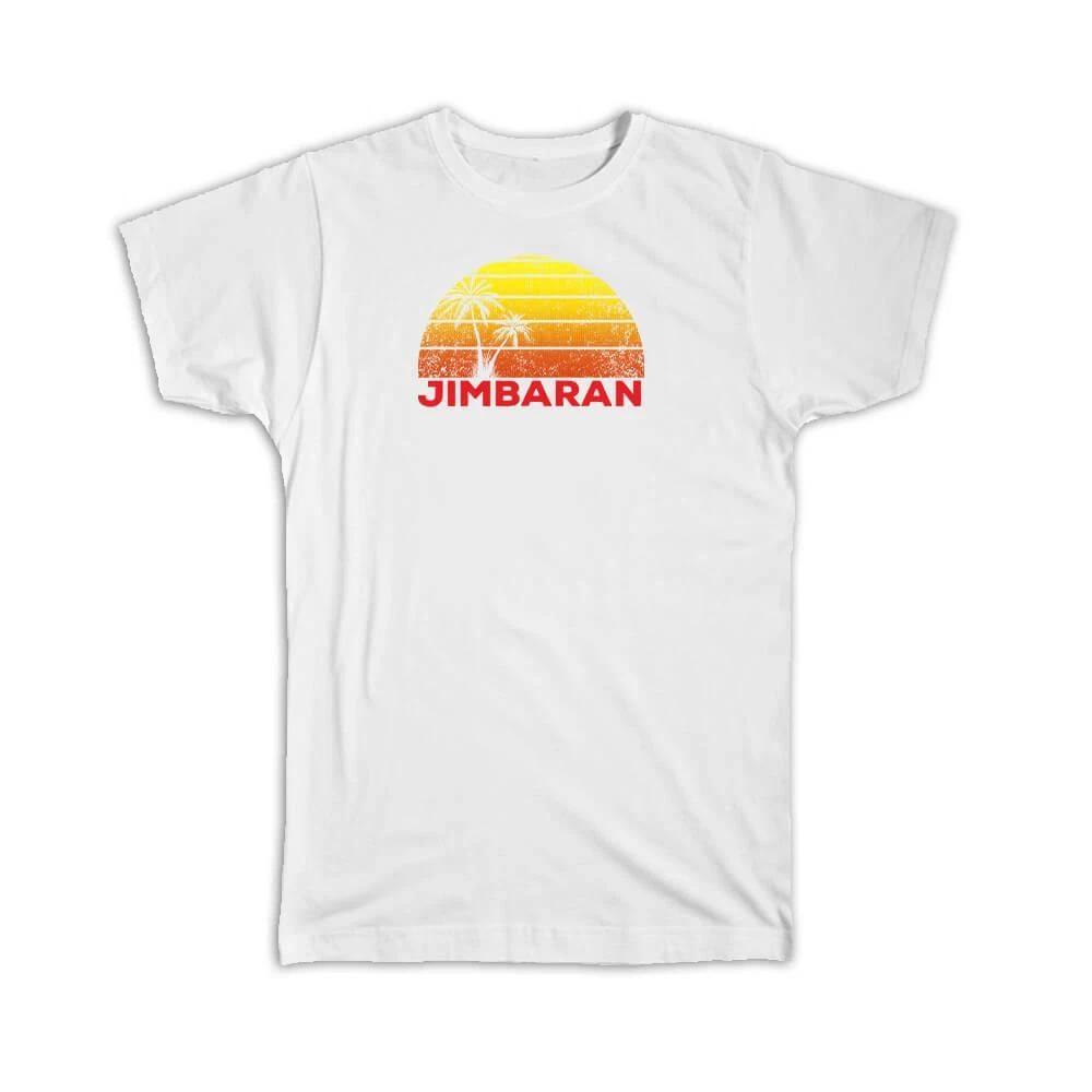 Gift T-Shirt : Jimbaran Bali Indonesia Retro Palm L