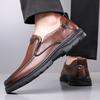 Luxury Brand Walking Shoes Classic Men Shoes for Wedding Slipons Casual Comfortable Male Flat Leather Men's Loafers Moccasins