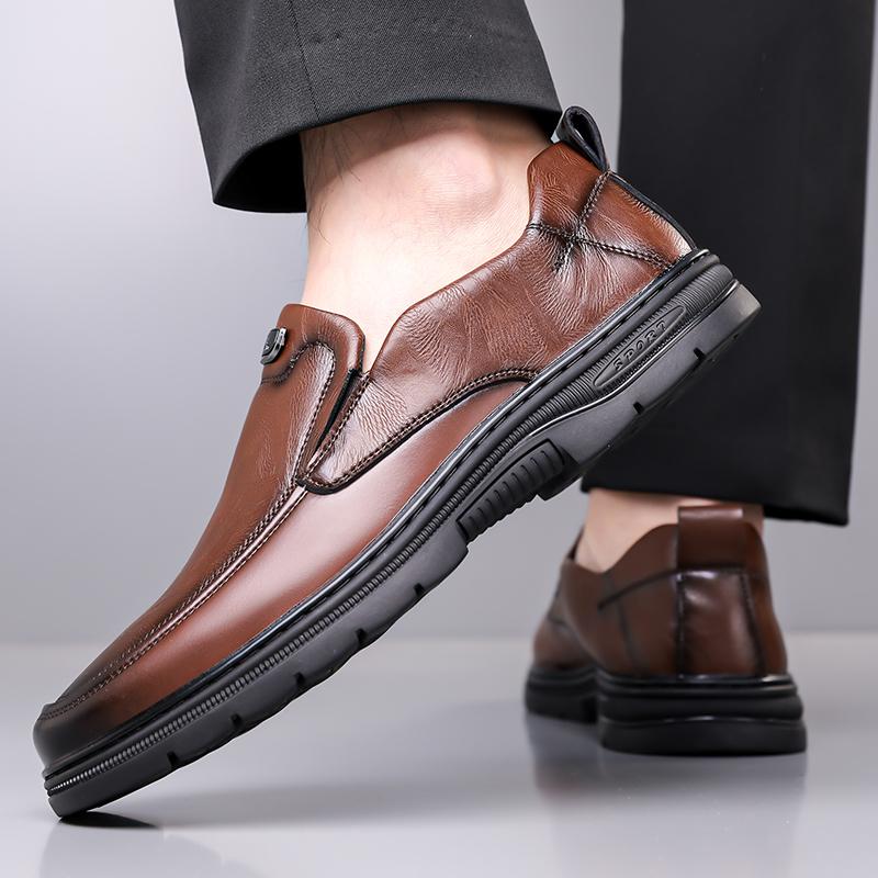 Fashion Luxury Brand Walking Shoes Classic Men Shoes for Wedding Slipons Casual Comfortable Male Flat Leather Men's Loafers Moccasins