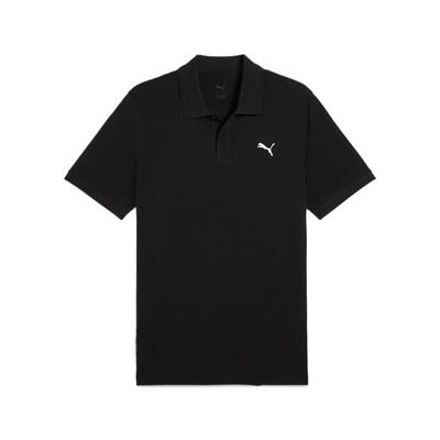 Comfortable Soft Versatile Short Sleeve Polo Shirt Men Tops Black 682554-01