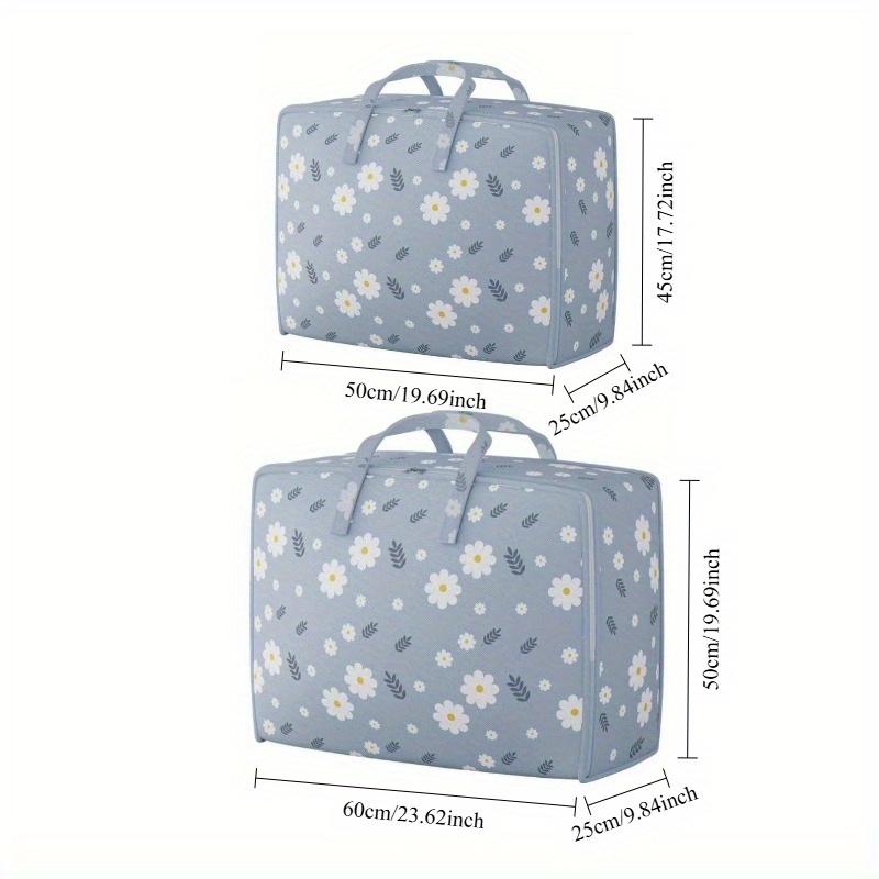 Quilt Storage Bag Large Capacity Wardrobe Quilt Clothes Storage Bag Thickened Folding Moving Bags With Handles