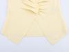 Spring 2025 Women's European & American Fashion Pleated Knit Top