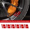DIY Reflective Jeep Car Wheel Rim Stickers Waterproof Hub Decals for Renegade Wrangler JK Grand Cherokee Car Decor Accessories ALP1